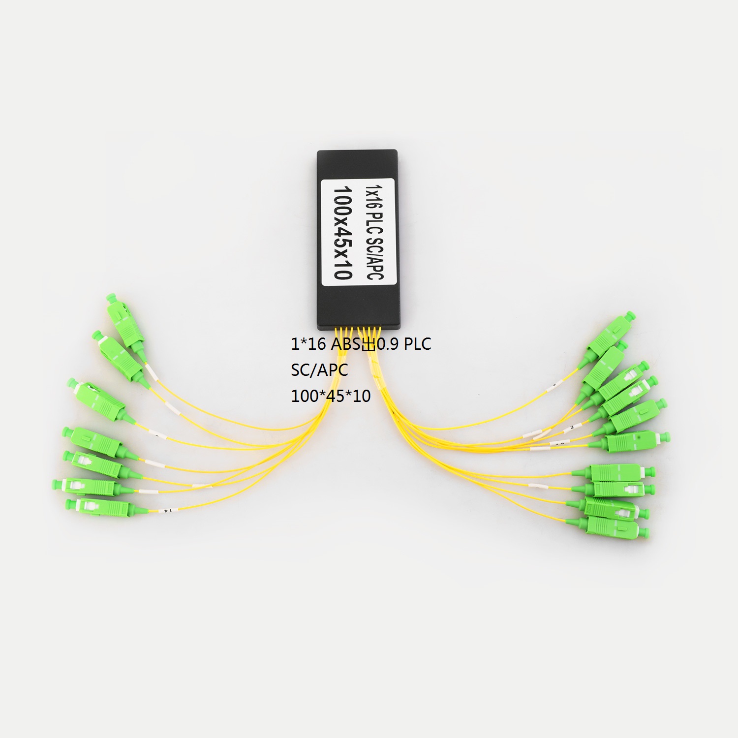 1*16 ABS出O.9 PLC SC/APC 100*45*10